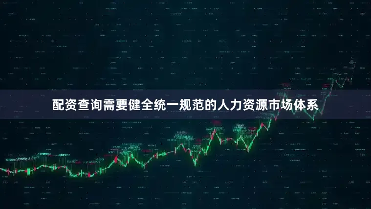 配资查询需要健全统一规范的人力资源市场体系